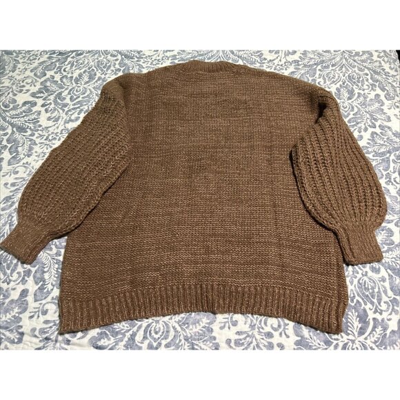So Good For Life Brown Sweater- Size Large - Picture 2 of 2